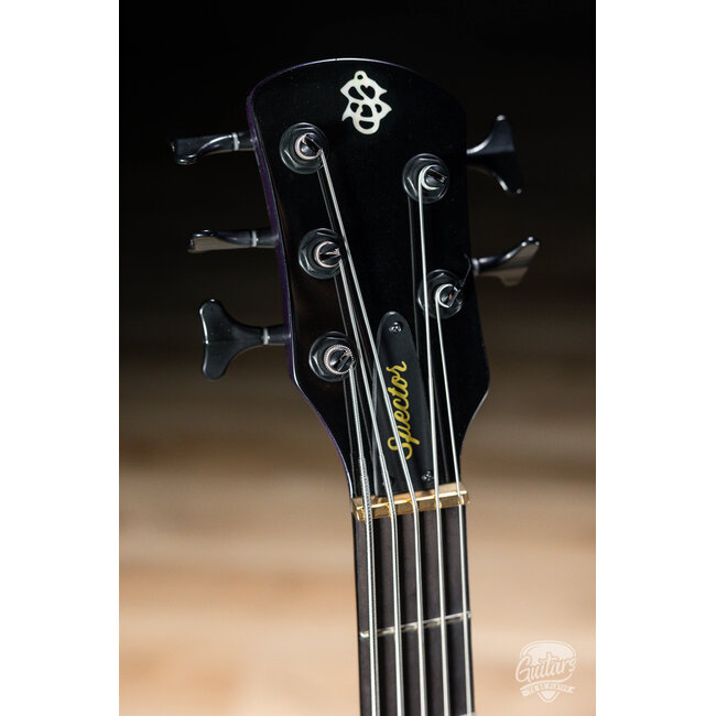 Spector NS Ethos HP 5 String Bass Guitar w/ Gigbag – Plum Crazy Gloss