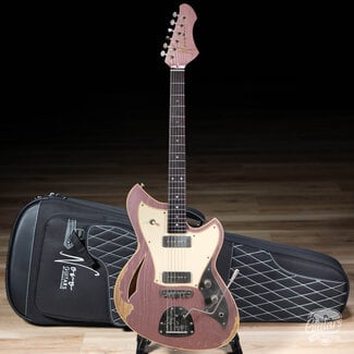 Novo Novo Custom Miris J Semi-Hollow w/ Fralin P-90s – Heather Mist