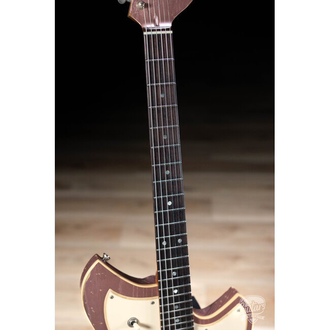 Novo Custom Miris J Semi-Hollow w/ Fralin P-90s – Heather Mist