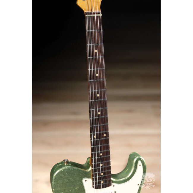 Mario Martin Guitars Honcho Swamp Ash w/ Rosewood – Coke Bottle Green Flake