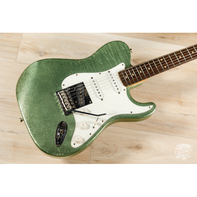 Mario Martin Guitars Honcho Swamp Ash w/ Rosewood – Coke Bottle Green Flake