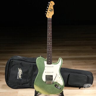 Mario Guitars Mario Martin Guitars Honcho Swamp Ash w/ Rosewood – Coke Bottle Green Flake