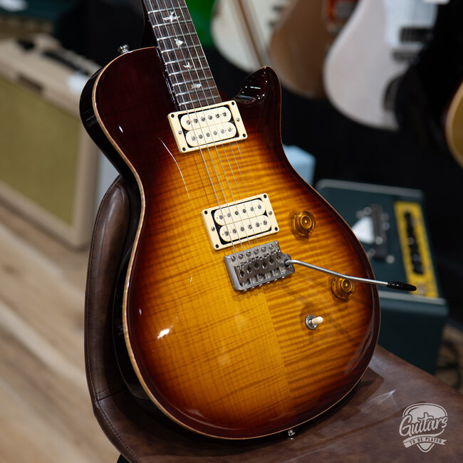 2007 PRS Singlecut Trem 10 Top Birds w/ Case – McCarty Tobacco Burst