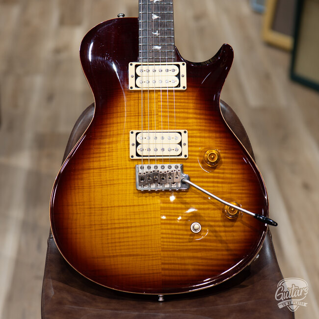 2007 PRS Singlecut Trem 10 Top Birds w/ Case – McCarty Tobacco Burst