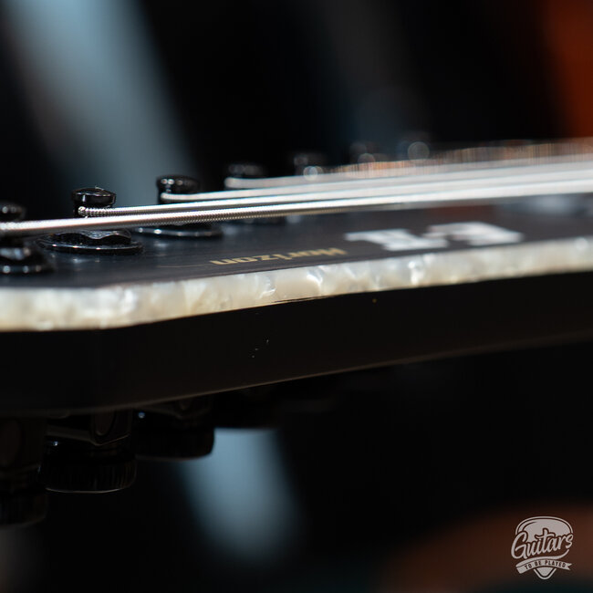 ESP E-II Horizon NT-7B Hipshot 7-String Baritone w/ Case – Black Satin (B-stock)