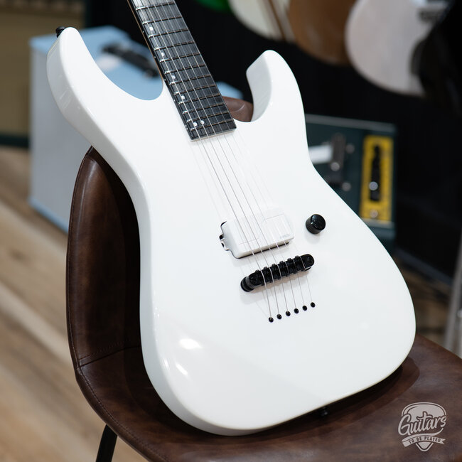 ESP E-II M-I NT Neck Thru Fishman Guitar w/ Case – Snow White (B-stock)