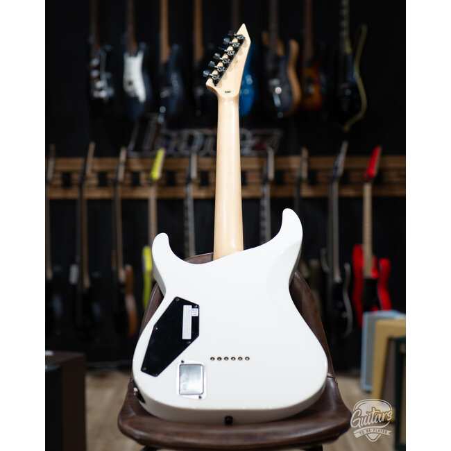 ESP E-II M-I NT Neck Thru Fishman Guitar w/ Case – Snow White (B-stock)