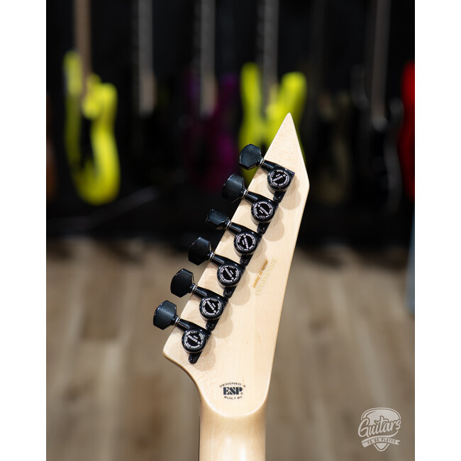 ESP E-II M-I NT Neck Thru Fishman Guitar w/ Case – Snow White (B-stock)