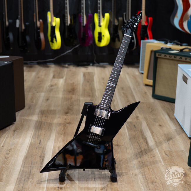 ESP E-II EX NT Guitar w/ Case – Black (B-stock)