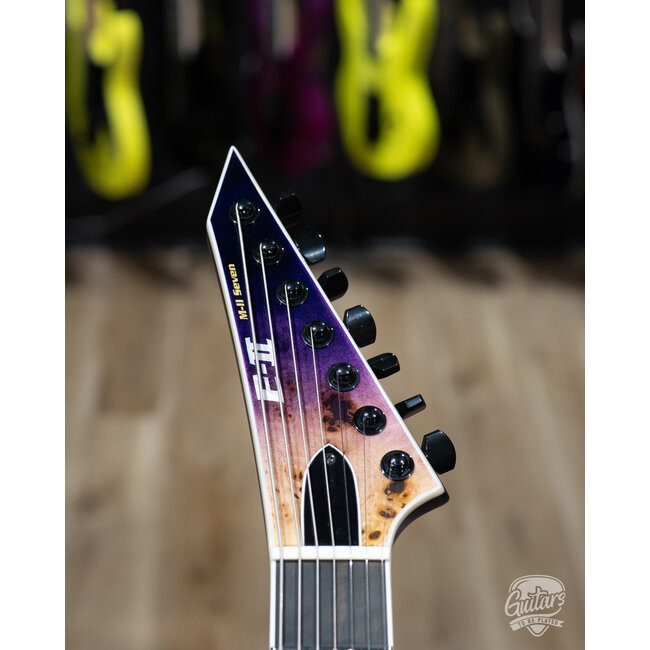 ESP E-II M-II 7 NT Bare Knuckle 7-String w/ Case – Purple Natural Fade (B-Stock)