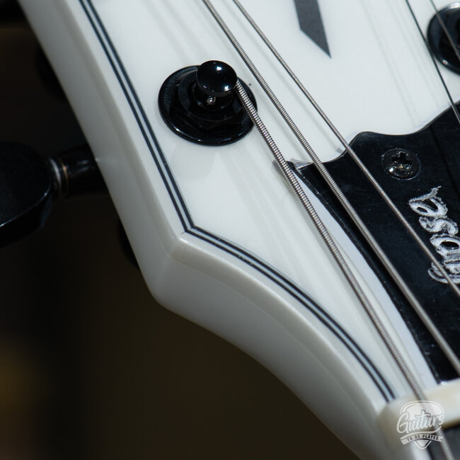 ESP E-II Eclipse EMG Electric Guitar w/ Case – Snow White Satin (B-stock)