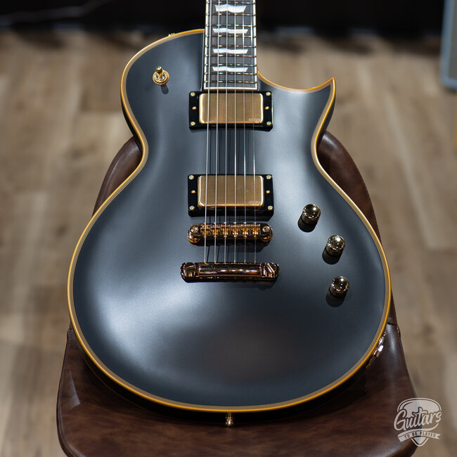 ESP E-II Eclipse DB EMG Electric Guitar w/ Case – Vintage Black (B-stock)