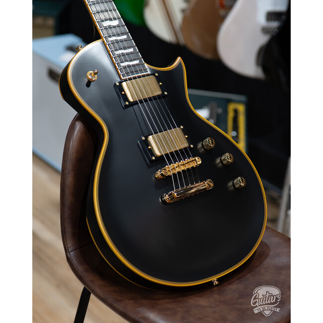 ESP E-II Eclipse DB EMG Electric Guitar w/ Case – Vintage Black (B-stock)