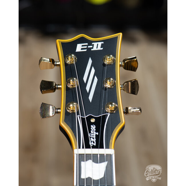 ESP E-II Eclipse DB EMG Electric Guitar w/ Case – Vintage Black (B-stock)