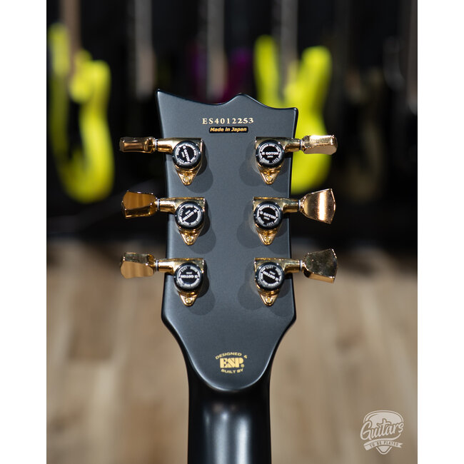 ESP E-II Eclipse DB EMG Electric Guitar w/ Case – Vintage Black (B-stock)