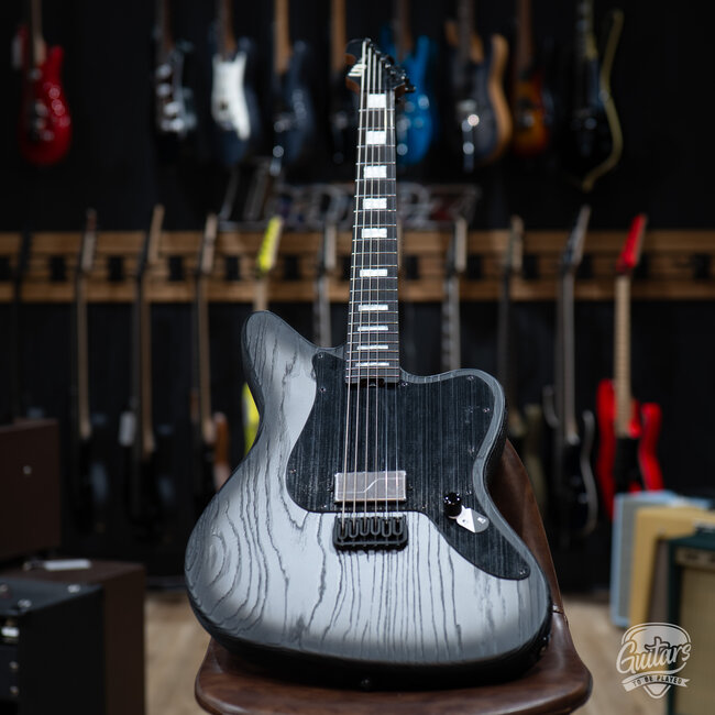 ESP LTD XJ-1B HT Baritone Swamp Ash Guitar – Silver Blast (B-stock)