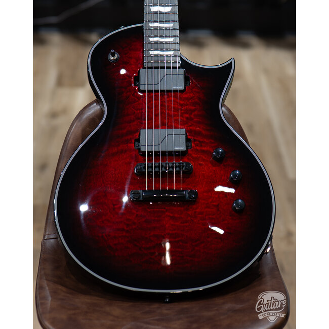 ESP E-II Eclipse Fishman Fluence – See Thru Black Cherry Sunburst (B-stock)
