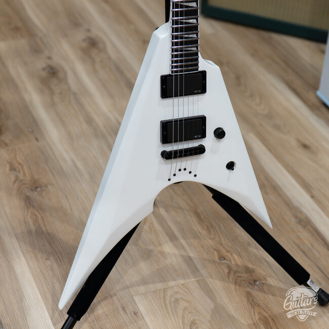 ESP E-II Arrow NT EMG Electric Guitar w/ Case – Snow White (B-stock)