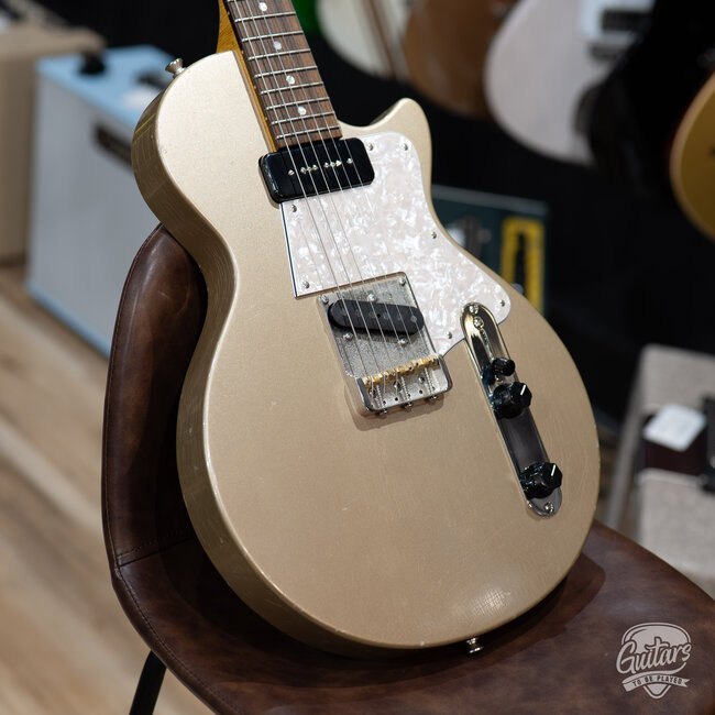 2024 Fano SP6 Oltre Lollar Low Wind P-90 & Vintage T w/ Gigbag – Shoreline Gold