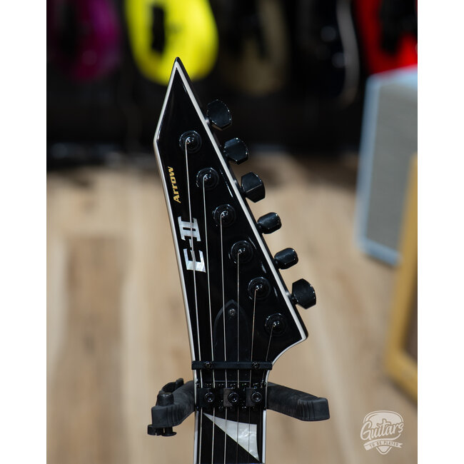 ESP E-II Arrow Floyd Rose EMG Guitar w/ Case – Black (B-stock)