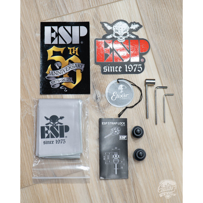 ESP E-II Arrow Floyd Rose EMG Guitar w/ Case – Black (B-stock)