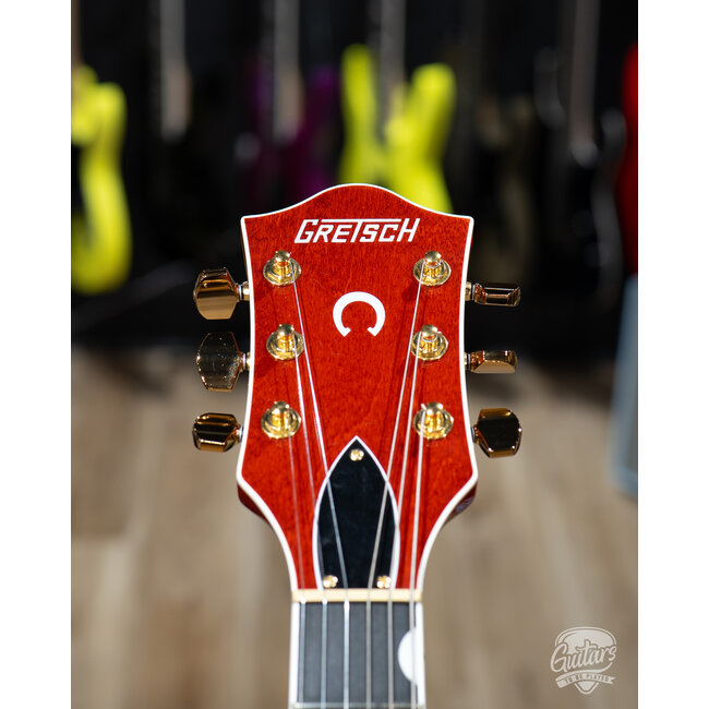 2021 Gretsch G6120TG-LH Lefty Nashville Hollow Body w/Case – Orange