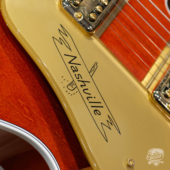 2021 Gretsch G6120TG-LH Lefty Nashville Hollow Body w/Case – Orange