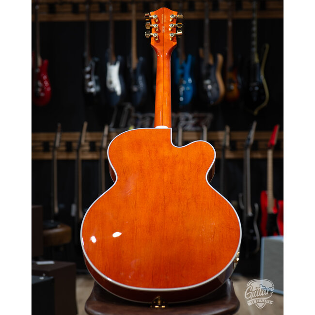 2021 Gretsch G6120TG-LH Lefty Nashville Hollow Body w/Case – Orange