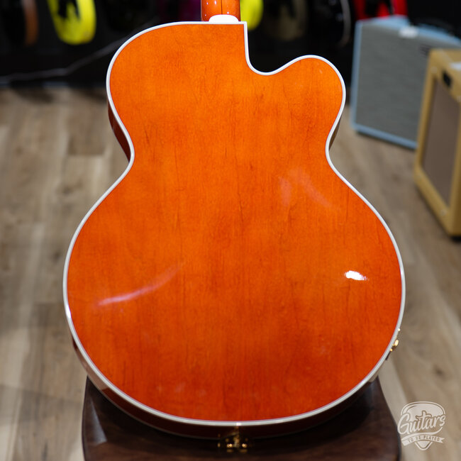 2021 Gretsch G6120TG-LH Lefty Nashville Hollow Body w/Case – Orange