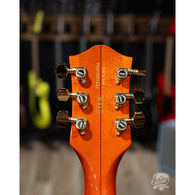 2021 Gretsch G6120TG-LH Lefty Nashville Hollow Body w/Case – Orange