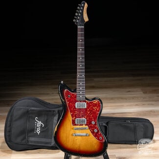 Fano Guitars Fano JM6 Alt de Facto LollarTron Humbucker Guitar w/ Gigbag – 3-Tone Sunburst