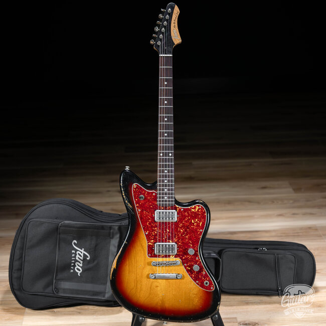 Fano JM6 Alt de Facto LollarTron Humbucker Guitar w/ Gigbag – 3-Tone Sunburst