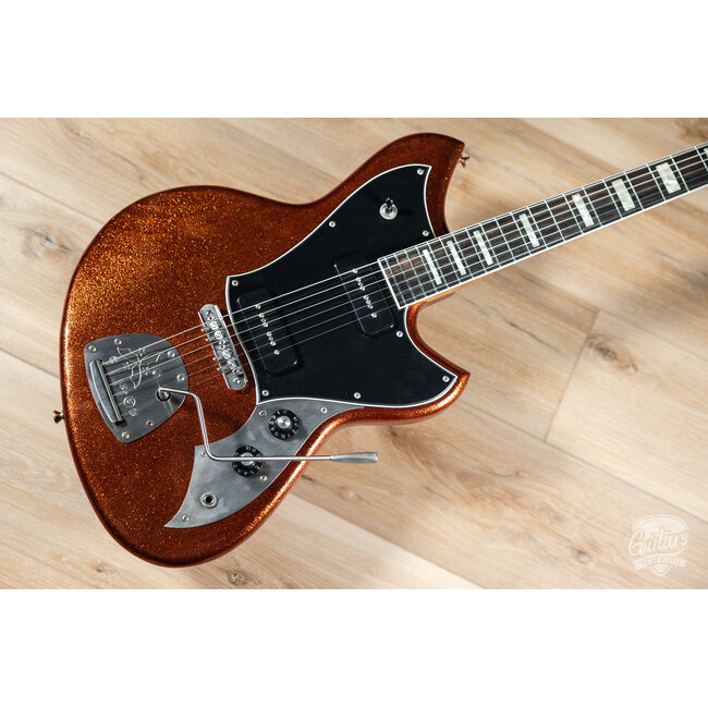 Novo Custom Serus J Fralin P-90 Guitar w/ Chunky C Neck & Ebony – Copper Sparkle