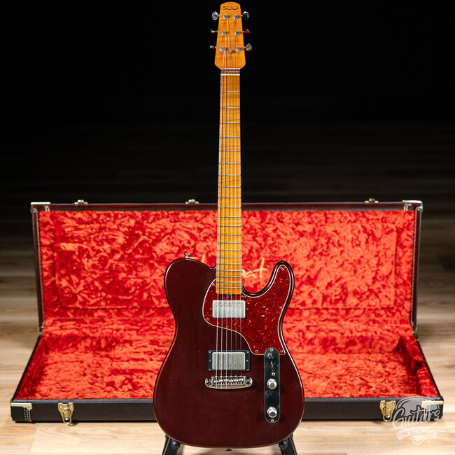 Shabat Lion Special Mahogany Body w/ Roasted Flame Maple & Imperials – Oxblood