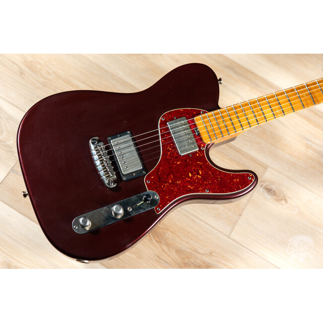 Shabat Lion Special Mahogany Body w/ Roasted Flame Maple & Imperials – Oxblood