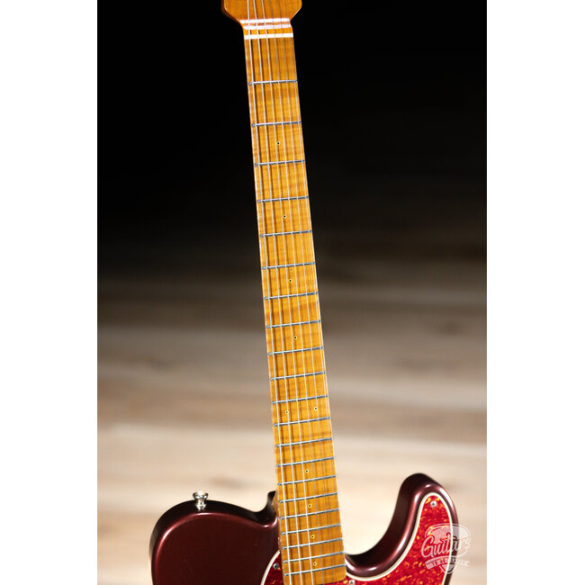 Shabat Lion Special Mahogany Body w/ Roasted Flame Maple & Imperials – Oxblood