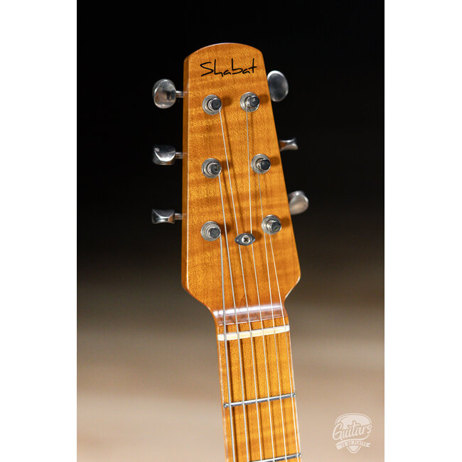 Shabat Lion Special Mahogany Body w/ Roasted Flame Maple & Imperials – Oxblood