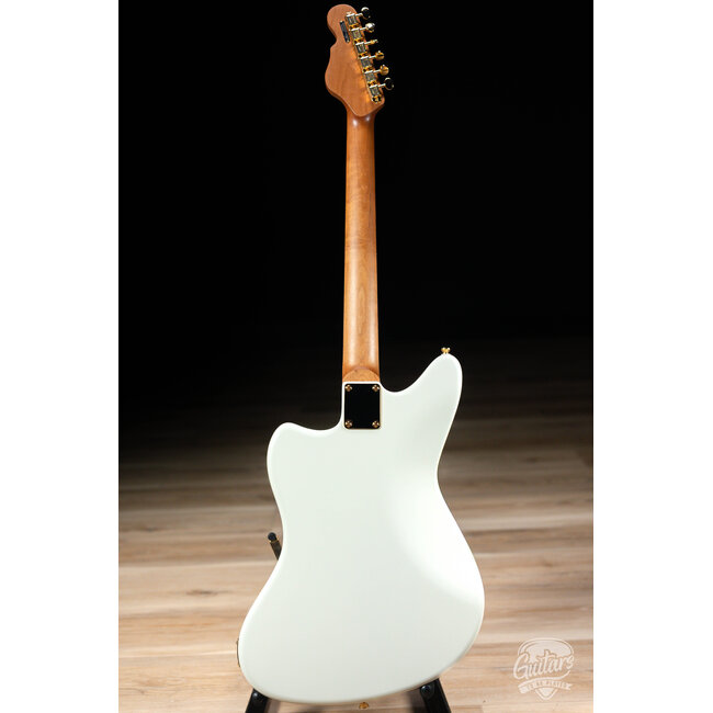 Veritas Riverton Bigsby Guitar w/ P-90s, Roasted Maple & RW Neck – Olympic White