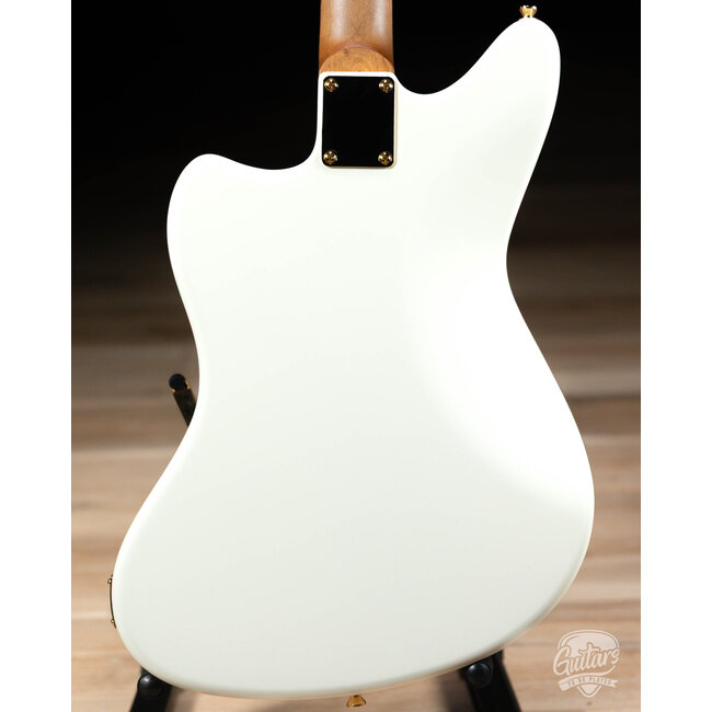 Veritas Riverton Bigsby Guitar w/ P-90s, Roasted Maple & RW Neck – Olympic White