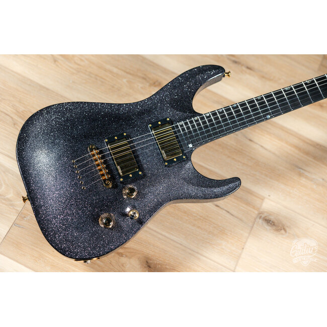 ESP USA Horizon-II Mahogany Body w/ EMGs – Black Sparkle