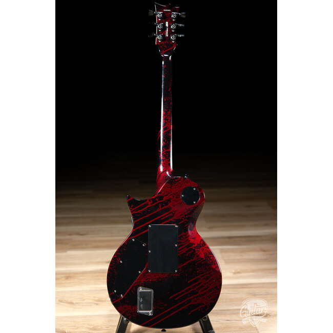 ESP USA Eclipse FR w/ EMGs & Floyd Rose – Blood Spatter