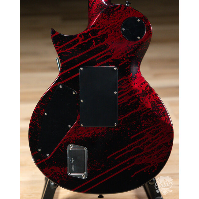 ESP USA Eclipse FR w/ EMGs & Floyd Rose – Blood Spatter