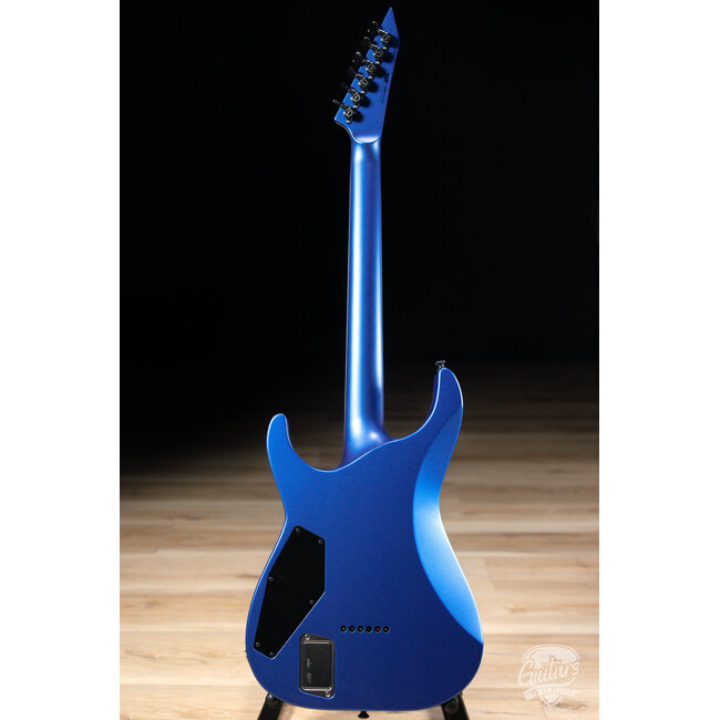ESP USA M-II NTB Neck Thru w/ EMG's – Neptune Blue Satin