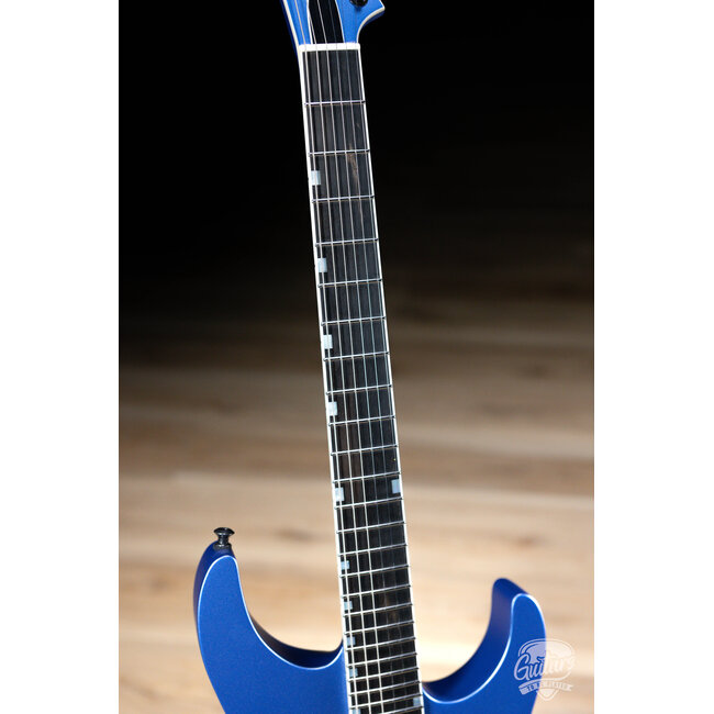 ESP USA M-II NTB Neck Thru w/ EMG's – Neptune Blue Satin