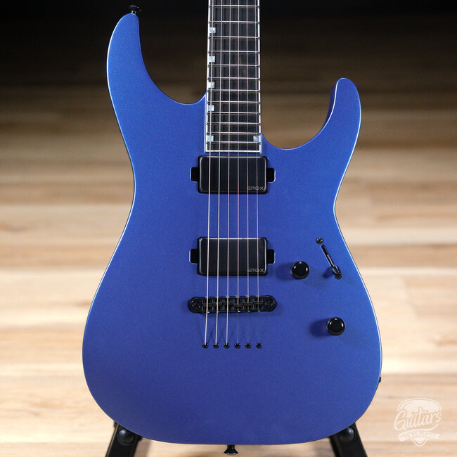 ESP USA M-II NTB Neck Thru w/ EMG's – Neptune Blue Satin