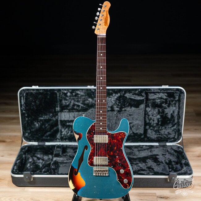 Xotic XTC-TL Thinline Humbucker T-Style w/ Roasted Maple & RW – Lake Placid/3TSB