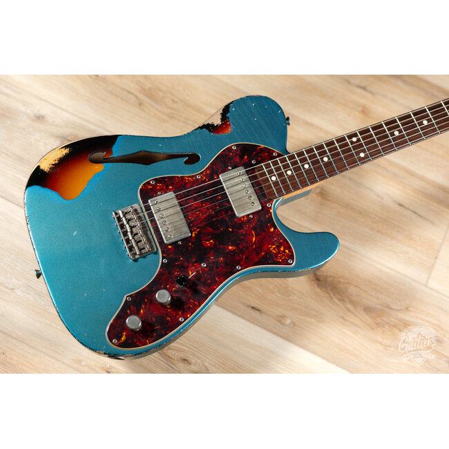 Xotic XTC-TL Thinline Humbucker T-Style w/ Roasted Maple & RW – Lake Placid/3TSB