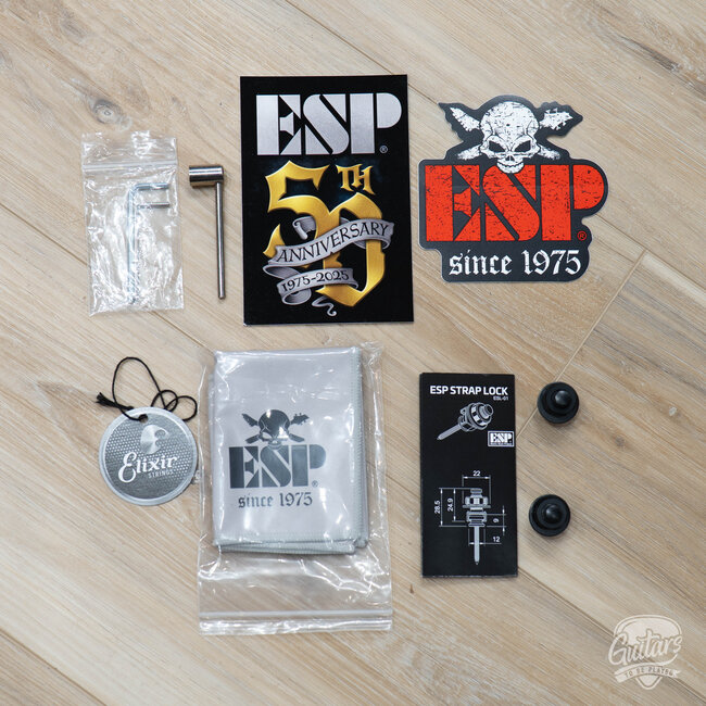 ESP E-II Horizon FR Floyd Rose Guitar w/ Case – Reindeer Blue (B-stock)