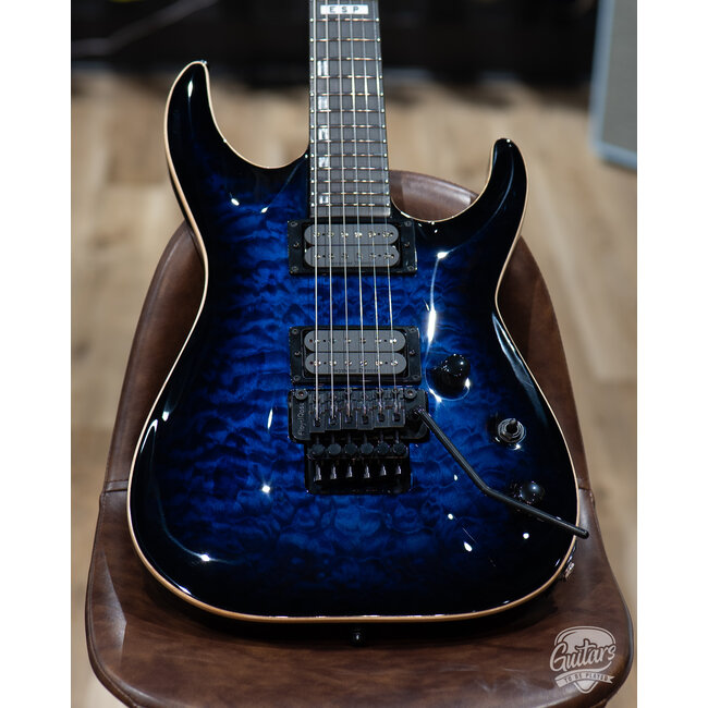 ESP E-II Horizon FR Floyd Rose Guitar w/ Case – Reindeer Blue (B-stock)
