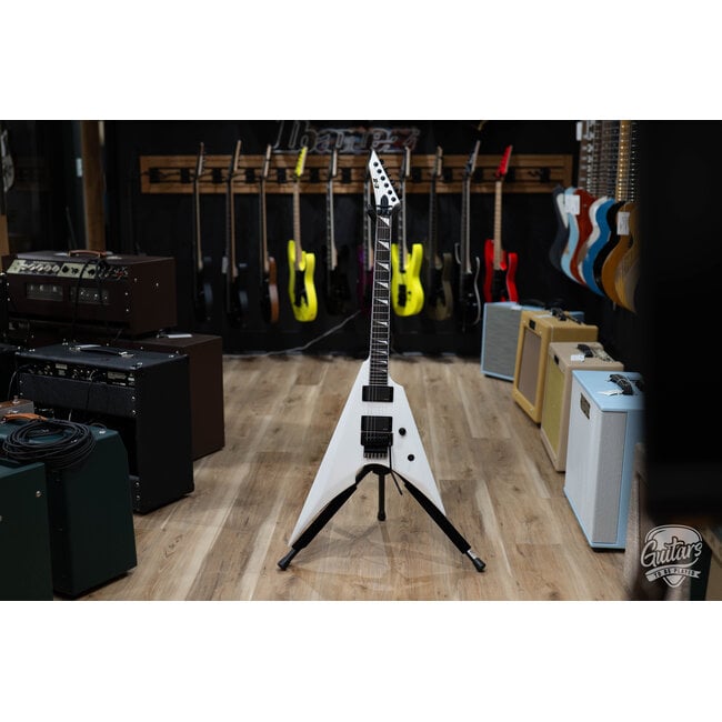 ESP E-II Arrow Floyd Rose EMG Guitar w/ Case – Snow White (B-stock)